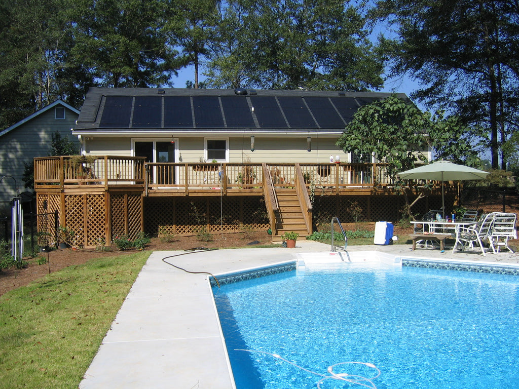 Aquasol Solar Pool Heating Panel 4' X 8' - 2" Headers  - 10 Panel Kit - 16 x 32 Rectangle Pools
