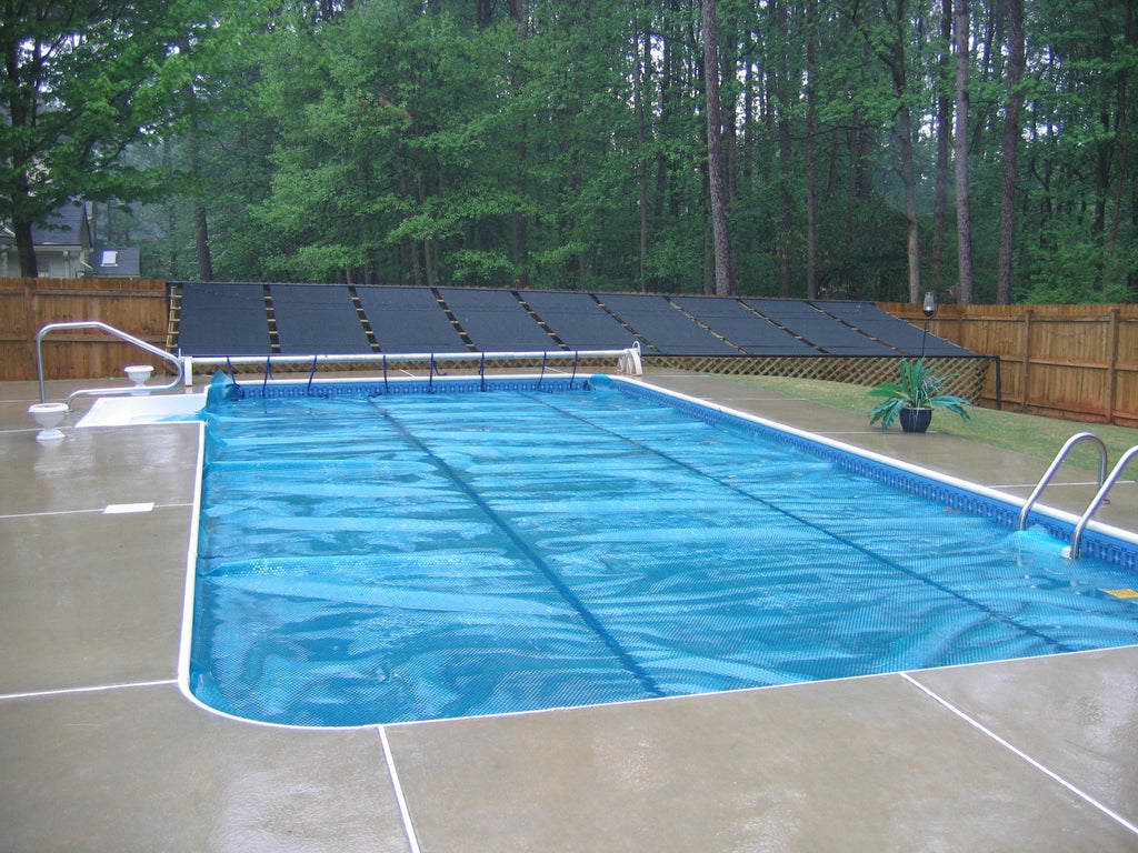Aquasol Solar Pool Heating Panel 4' X 10' - 2" Headers  - 8 Panel Kit - 16 x 32 Rectangle Pools