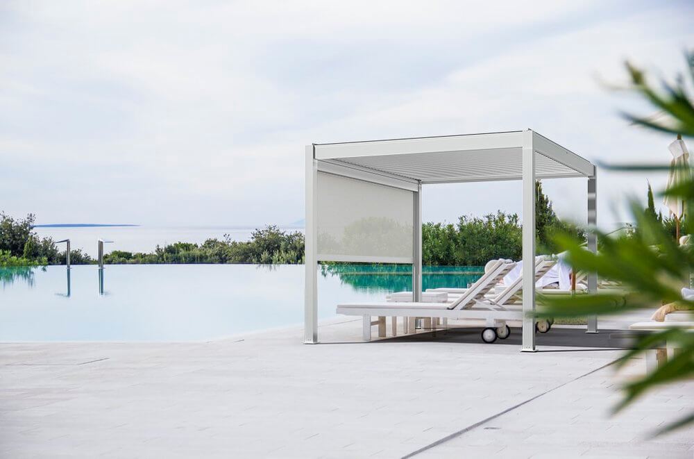 Wind/Sun Resistant Screen - Grand Retractable Pergola
