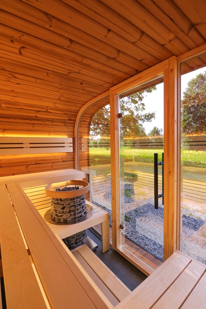 Leil Round Cube Relax Sauna