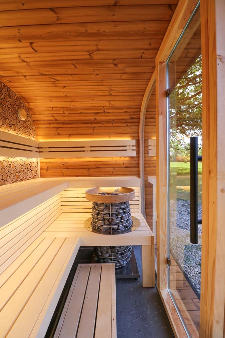 Leil Round Cube Relax Sauna