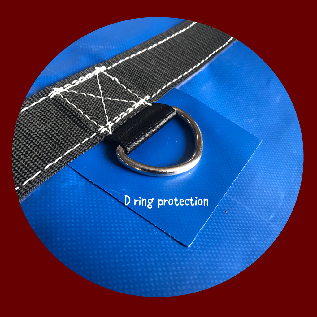 6' DROP X 8' W X 27' L BLUE COLOR 18 OZ.