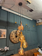 5 Light Cluster Evo Pendant Chandelier | Stairwell & High Ceiling Lighting UK