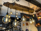 300 Year Old Oak Beam Chandelier | Reclaimed Rustic Kitchen & Dining Lighting UK