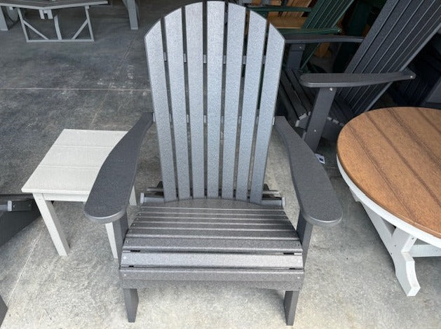 COMFO BACK FOLDING ADIRONDACK CHAIR- SMOKE GRAY