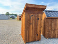 4' X 4' TOBACCO LATH OUTHOUSE -NATURAL CEDAR