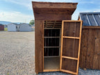 4' X 4' TOBACCO LATH OUTHOUSE -NATURAL CEDAR