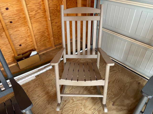 PORCH ROCKER- WEATHERWOOD
