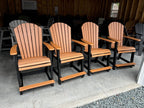 COMFO BACK COUNTER HEIGHT CHAIRS- CEDAR ON BLACK