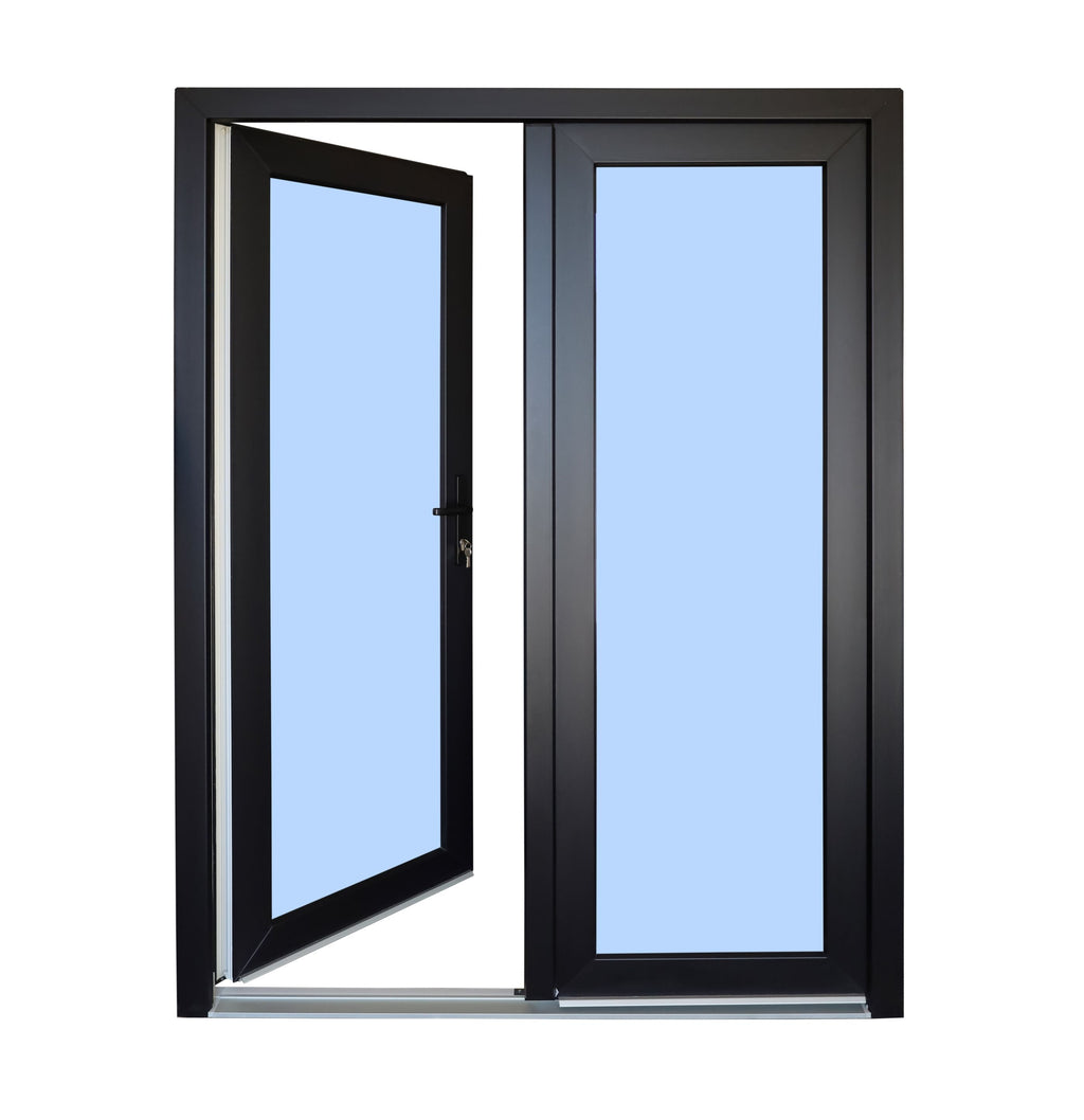 Double Exterior Glass Door 60"x 80"