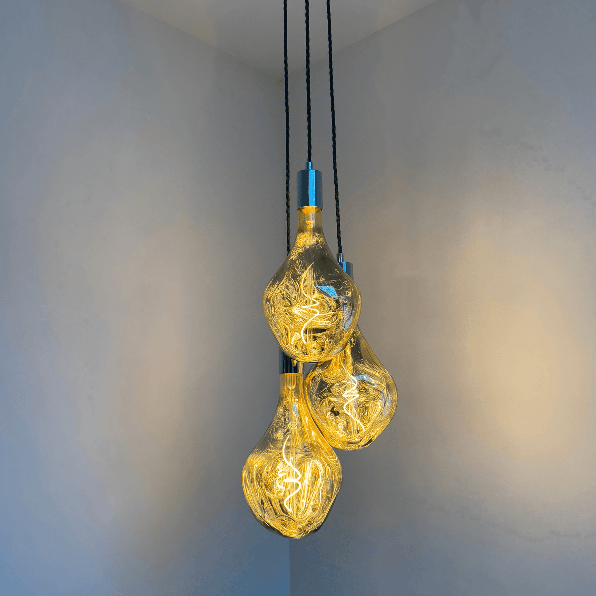 Triple Evo Cluster Pendant Light | Kitchen Island, Stairwell & Dining Lighting UK
