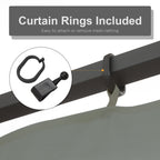 Replacement Mosquito Netting for Gazebo 10' x 10'with Zippers, Dark Grey