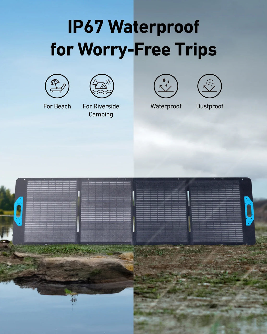 Anker SOLIX PS400 400W Bifacial Portable Solar Panel