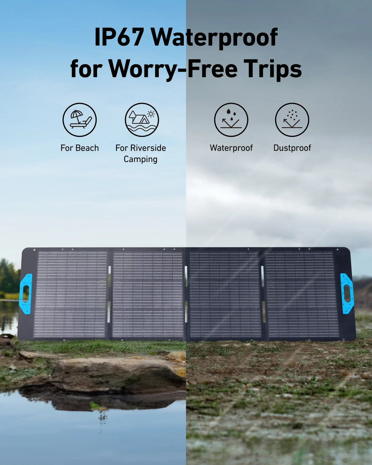 Anker SOLIX PS400 400W Bifacial Portable Solar Panel