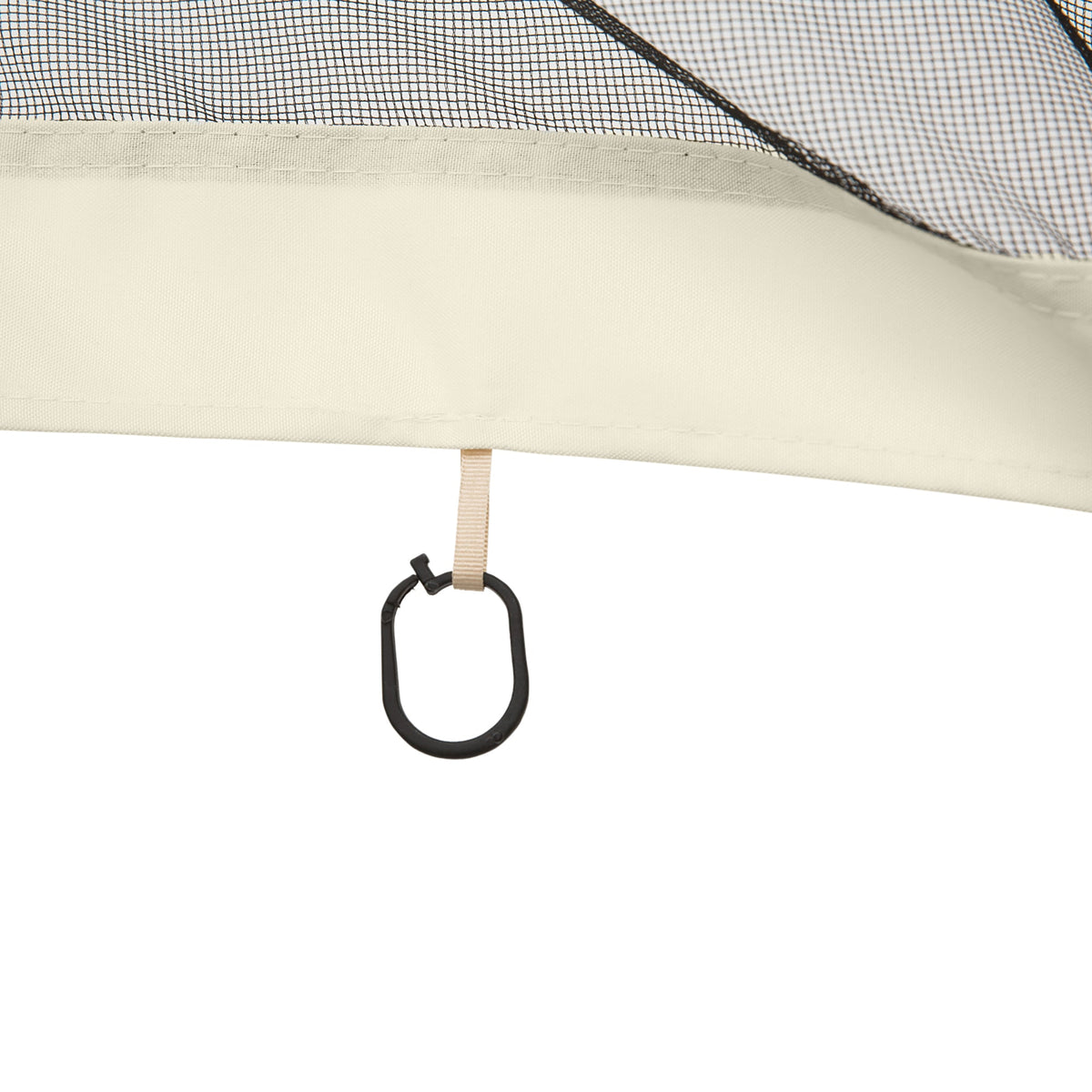 Replacement Mosquito Netting for Gazebo 10' x 12'with Zippers, Cream White