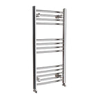 iBathUK Zypher Curved Heated Towel Rail Bathroom Radiator - Chrome