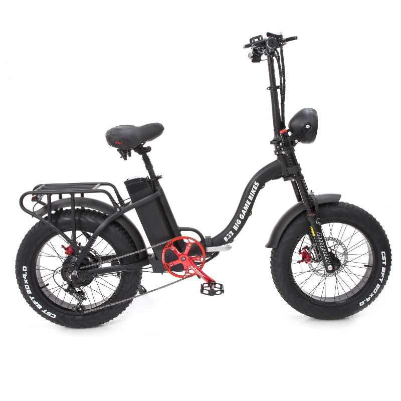 Big Game Bikes Impala Alpha Plus Folding Fat Tyre Electric Bike 750W