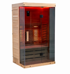 Indoor Infrared Sauna with Chromotherapy — Red Cedar / Thermo Wood / Pine | 1-2 Person