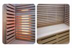 Indoor Infrared Sauna with Chromotherapy — Red Cedar / Thermo Wood / Pine | 1-2 Person