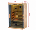 Indoor Infrared Sauna with Chromotherapy — Red Cedar / Thermo Wood / Pine | 1-2 Person