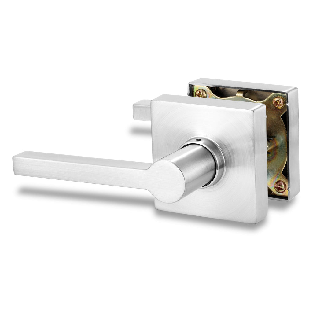 Passage Door Handle in Satin Chrome
