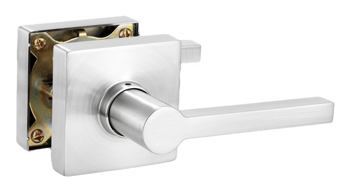 Passage Door Handle in Satin Chrome