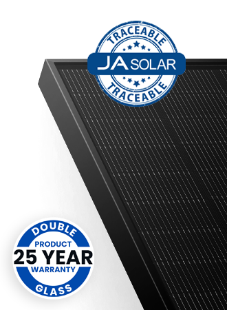 JA Solar 455W N-type Double Glass Bifacial All Black MC4 Solar Panels