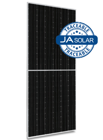 JA Solar 605W Mono n-Type Bifacial Double Glass Traceable LB MC4 Solar Panels