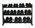 Swiss Barbell 2.5kg - 40kg Rubber Dumbbell Set
