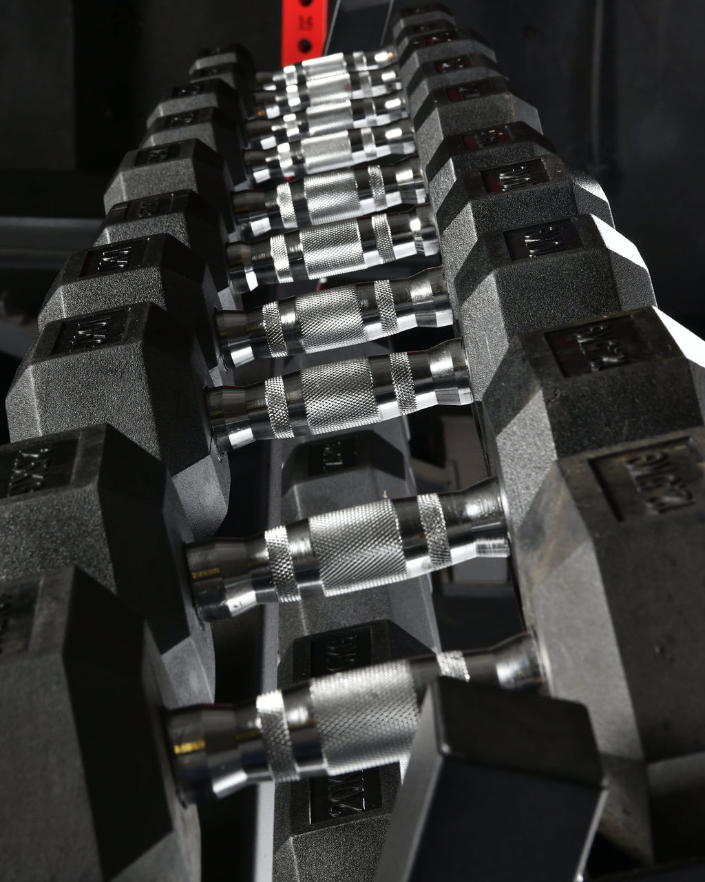 Swiss Barbell 2.5kg - 40kg Rubber Dumbbell Set