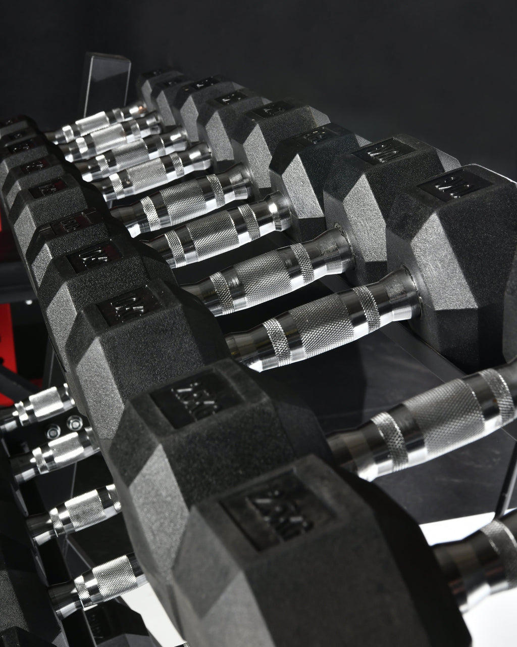 Swiss Barbell 2.5kg - 40kg Rubber Dumbbell Set