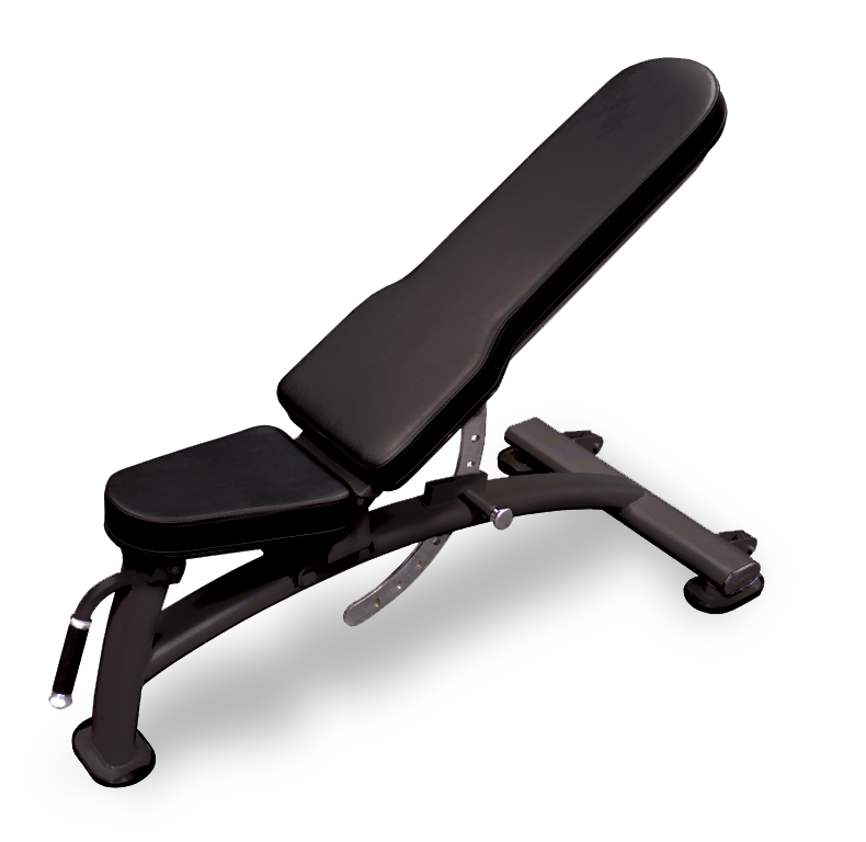Jordan Adjustable Incline/Decline Bench (+ 85° To -10°), Grey
