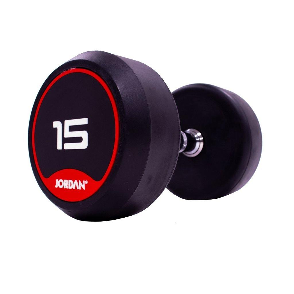 Jordan Classic Rubber Dumbbell Set 27.5kg-37.5kg