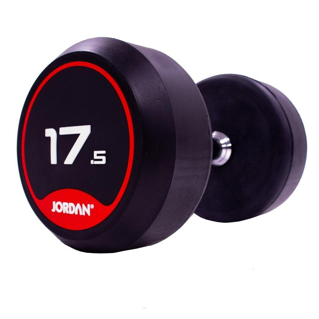 Jordan Classic Rubber Dumbbell Set 27.5kg-37.5kg