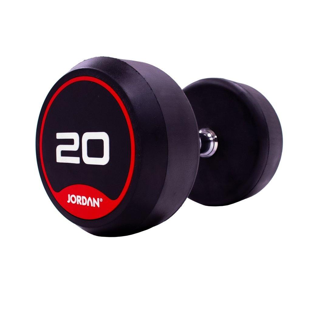 Jordan Classic Rubber Dumbbell Set 2.5kg-50kg