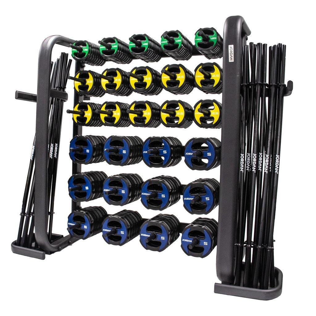 Jordan 12 X Ignite V2 Urethane Studio Barbell Sets And Grey Rack