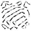 Jordan Cable Attachment Rack with 15 Attachments
