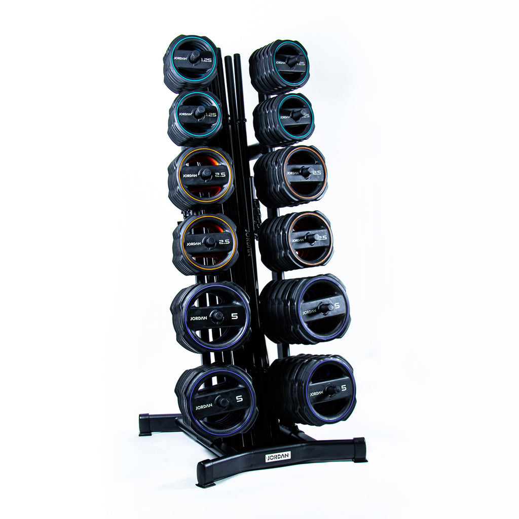 Jordan Ignite Pump X Rubber Studio Barbell Sets + Rack