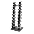 Jordan Chrome Dumbbell set 1-10kg with Vertical Rack