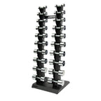 Jordan Chrome Dumbbell set 2-20kg with Vertical Rack