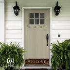 Johnson's Welcome Engraved Door Kick Plate - Premium Entrance Protection