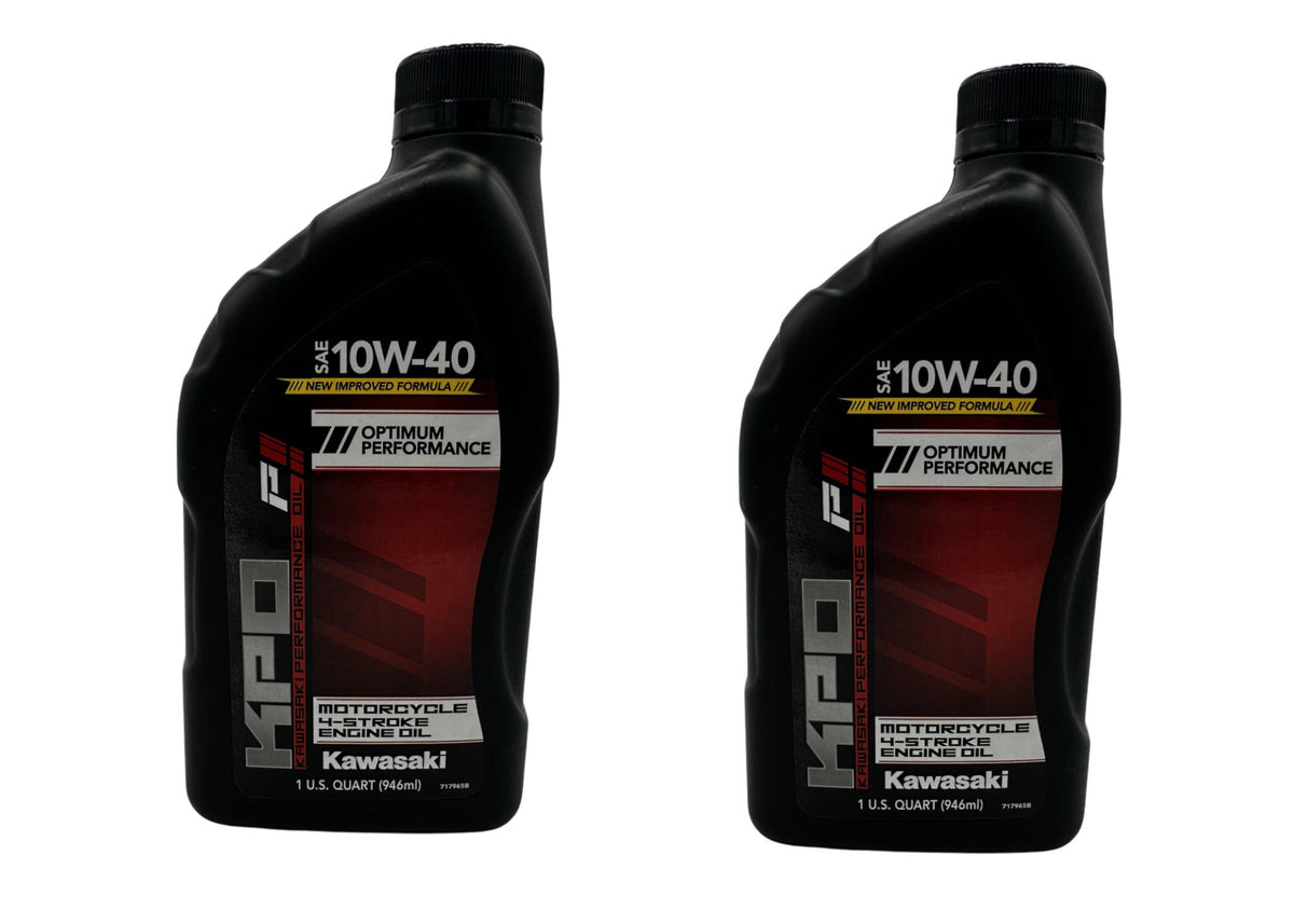 Kawasaki Performance 10W-40 4-Stroke Engine Oil 2 QUARTS K61021-202A 2 PACK