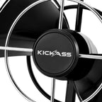 Kickass 12/24v 360°, 3 Speed Caravan fan, Black