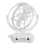 KickAss 12V / 24V 360°, 3 Speed Caravan Fan - White