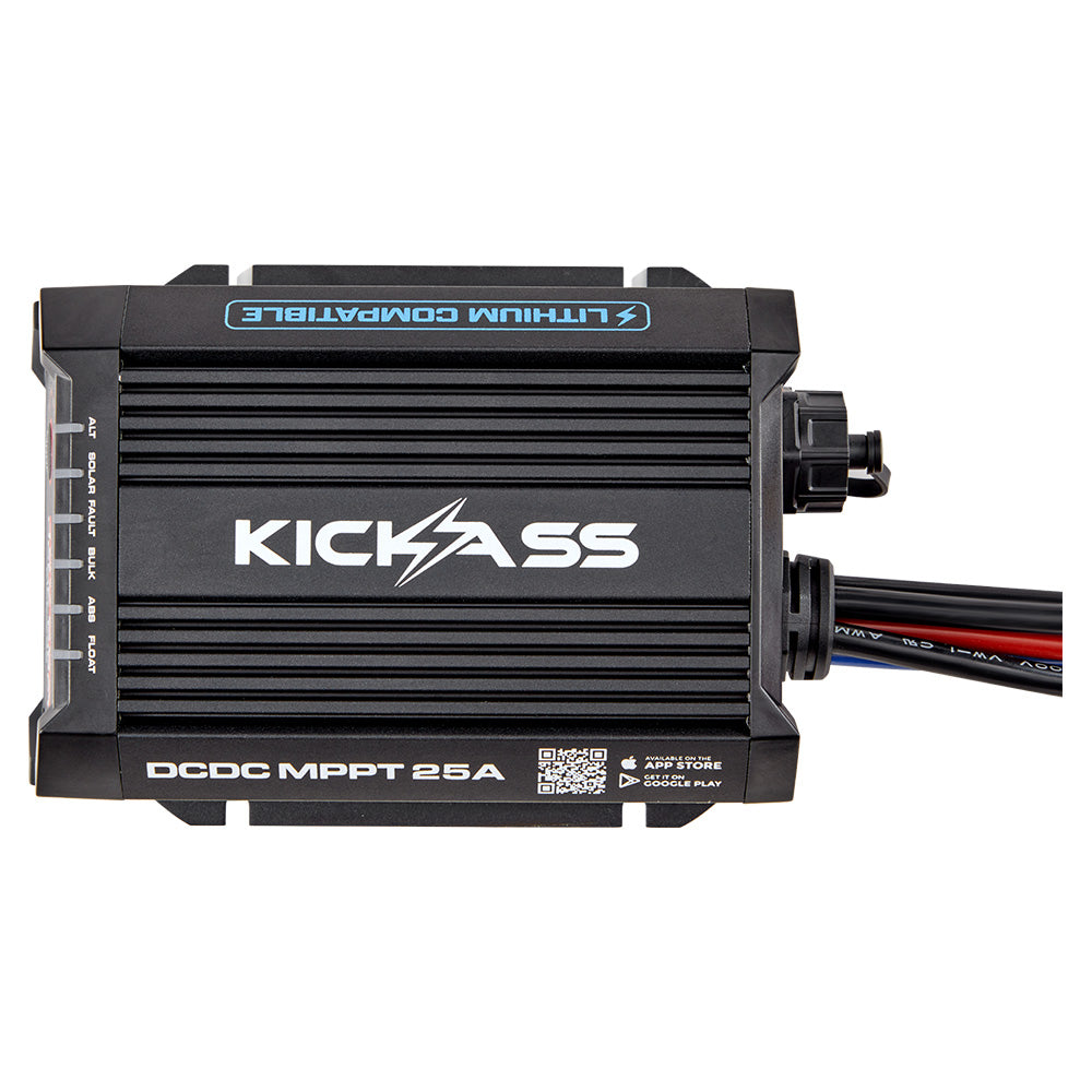 KickAss Smart 12V/24V 25A DCDC Charger With Solar MPPT + Integrated Bluetooth + Pre-Wired Anderson