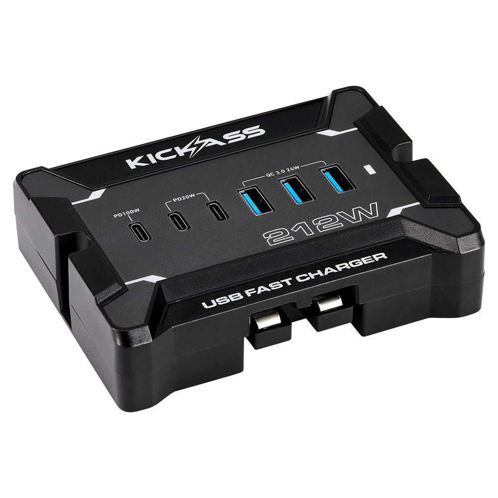 KickAss 12V Anderson To USB Fast Charger - 212W
