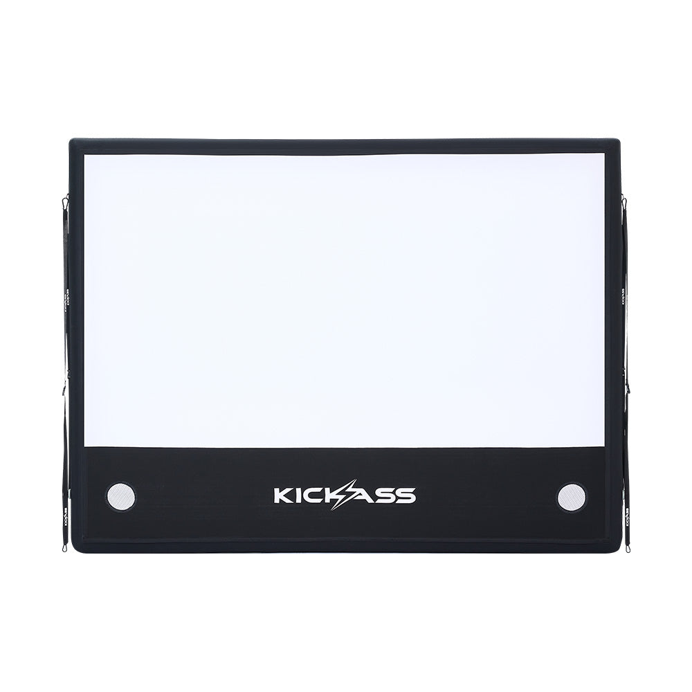 KickAss 120” Portable Outdoor Cinema Projection AirScreen – Inflatable Movie Screen for Camping & Backyard