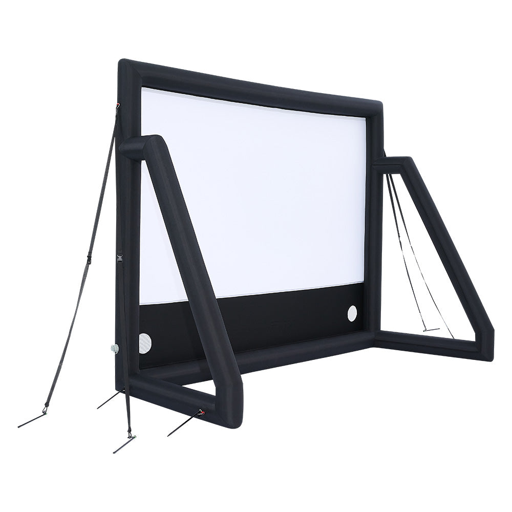KickAss 120” Portable Outdoor Cinema Projection AirScreen – Inflatable Movie Screen for Camping & Backyard