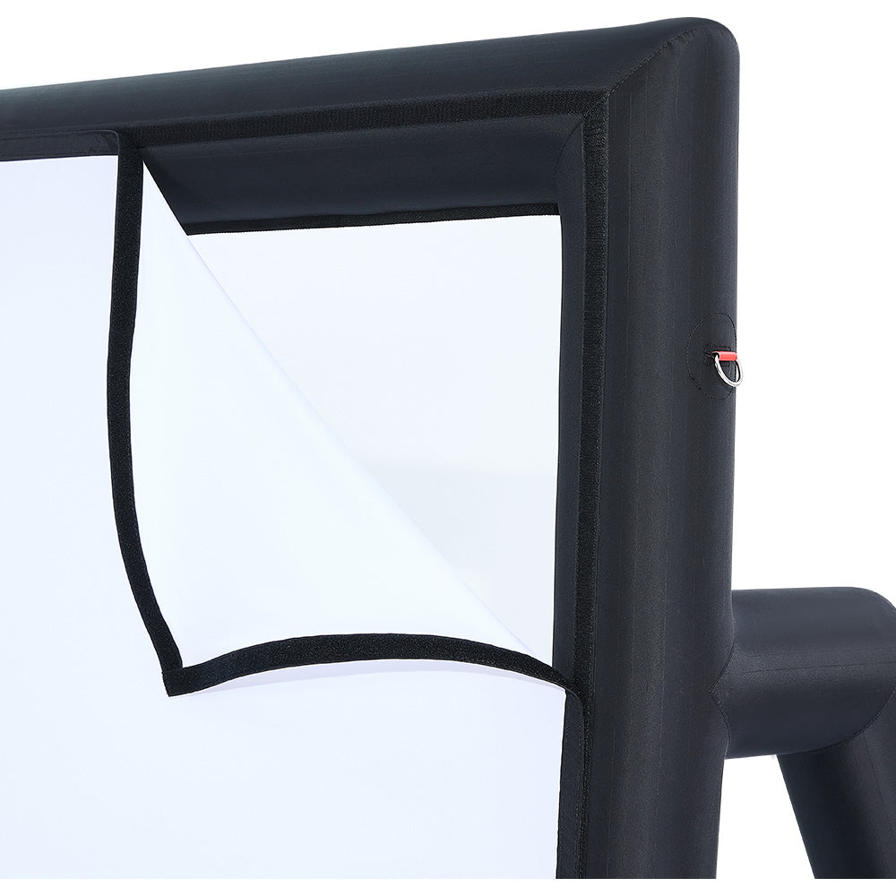 KickAss 120” Portable Outdoor Cinema Projection AirScreen – Inflatable Movie Screen for Camping & Backyard