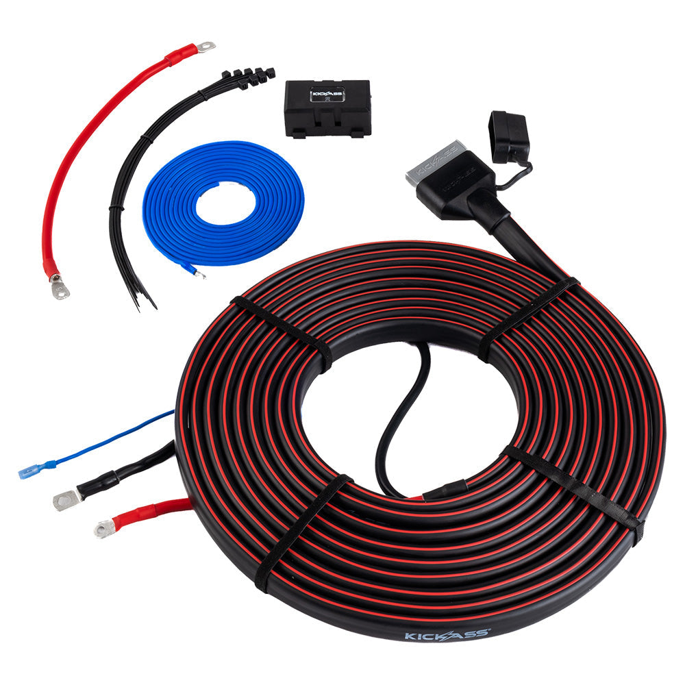 KickAss PowerBoss to Alternator Wiring Kit (8m)